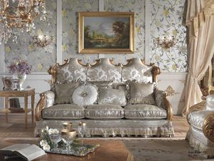 Barone sofa, Classic sofa, hand carved