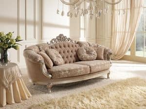 Caserta, Sofa contemporary classic, high luxury
