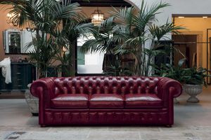 CLASSIC, Classic style sofa in leather