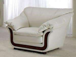 Corniche armchair, Very soft armchair with high comfort