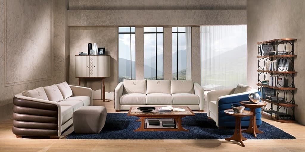 DI31 Desyo sofa, Classic 3 seaters sofa for classcic style environments