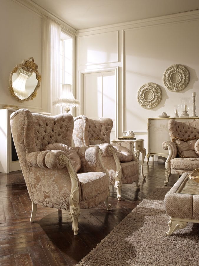 Elisabetta sofa, Luxury classic sofa
