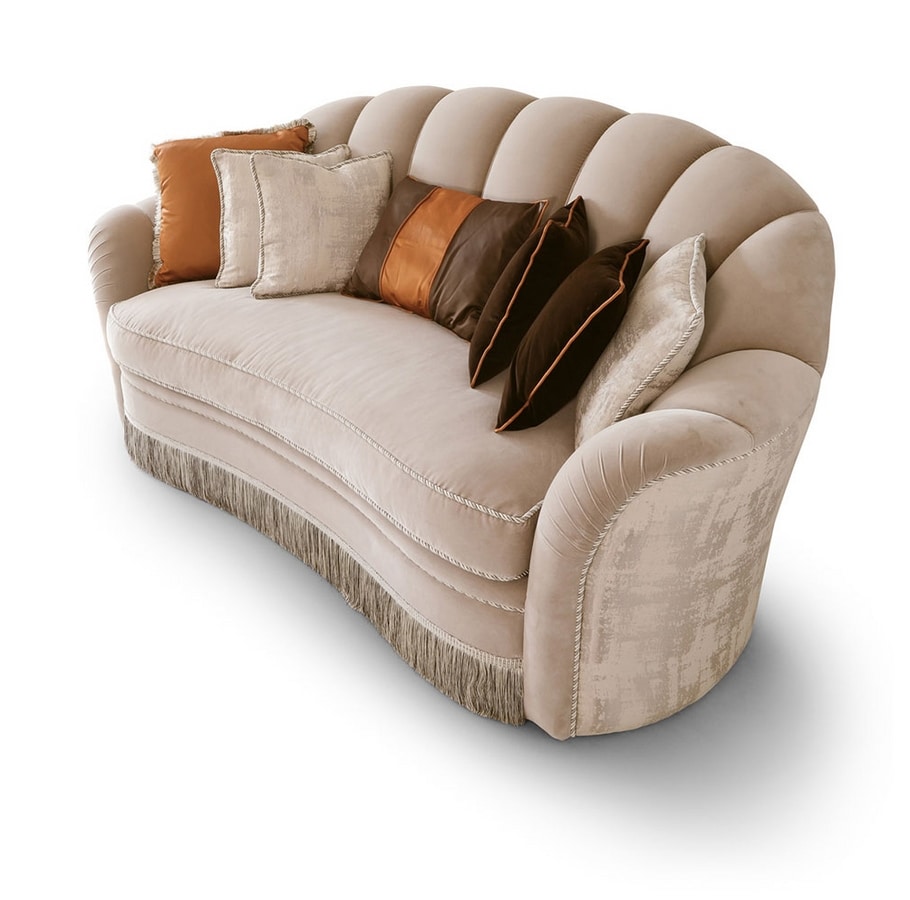 FLORA / sofa, Sofa with soft lines