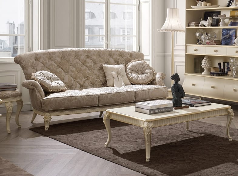Florentia sofa, Classic three-seater sofa