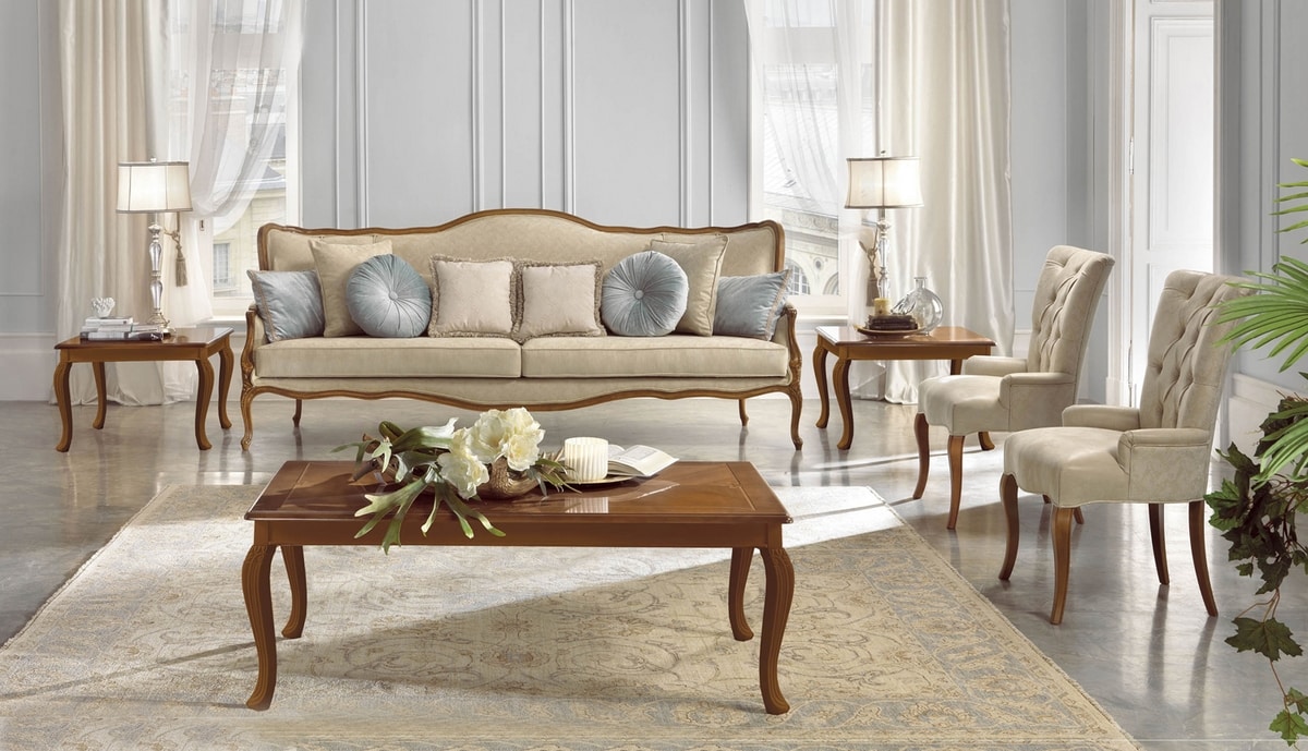 Giulietta Art. 3704 - 3705 - 3904 - 3905, Classic style sofa