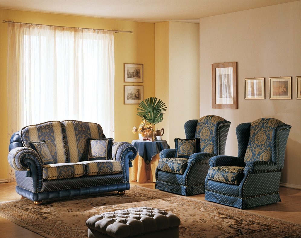Melissa sofa, Customizable classic style sofa