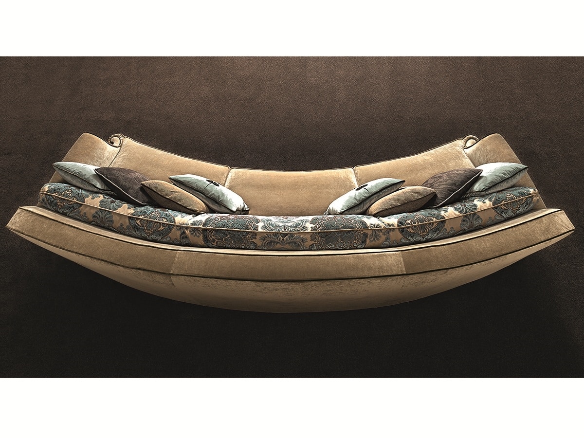 Palais Royal curved, Classic curved sofa
