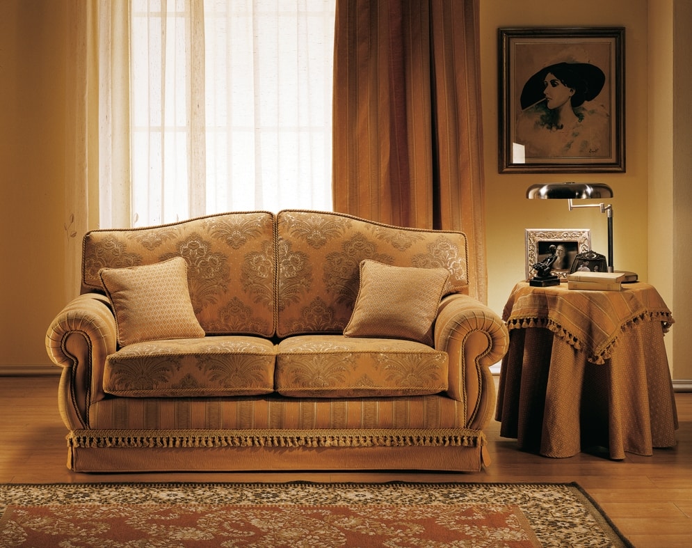 Penelope sofa, Sofa customizable in sizes and finishes