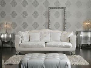 PLAZA sofa 8552L, Luxury sofa, poplar base, for waiting room