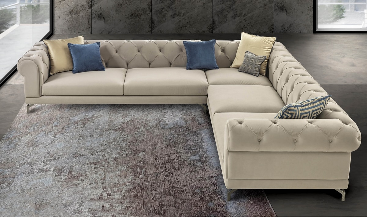 Rubino Art. 9041, Corner sofa in fabric