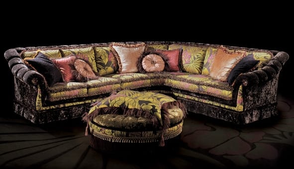 Sofa 4677, Classic style modular sofa