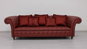 Swing, Sofa in English Chesterfield style