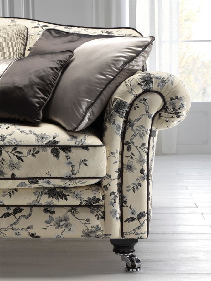 Taylor Gran Sofa, Sofa with an elegant and classic design