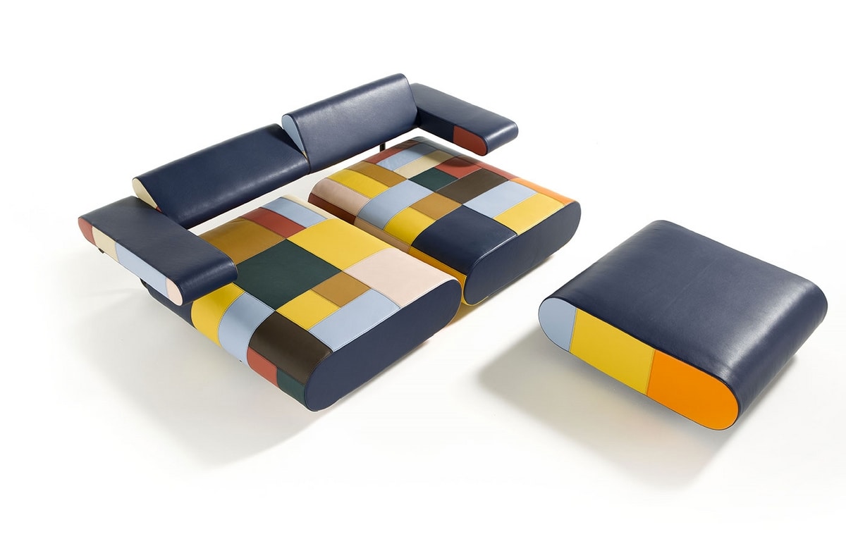 Alice, Colorful sofa with an eclectic design