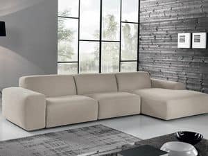 BAZAR 2, Modular sofa covered in fabric