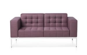 ClassMade sofa, Overstuffed sofa quilted, with smart memory