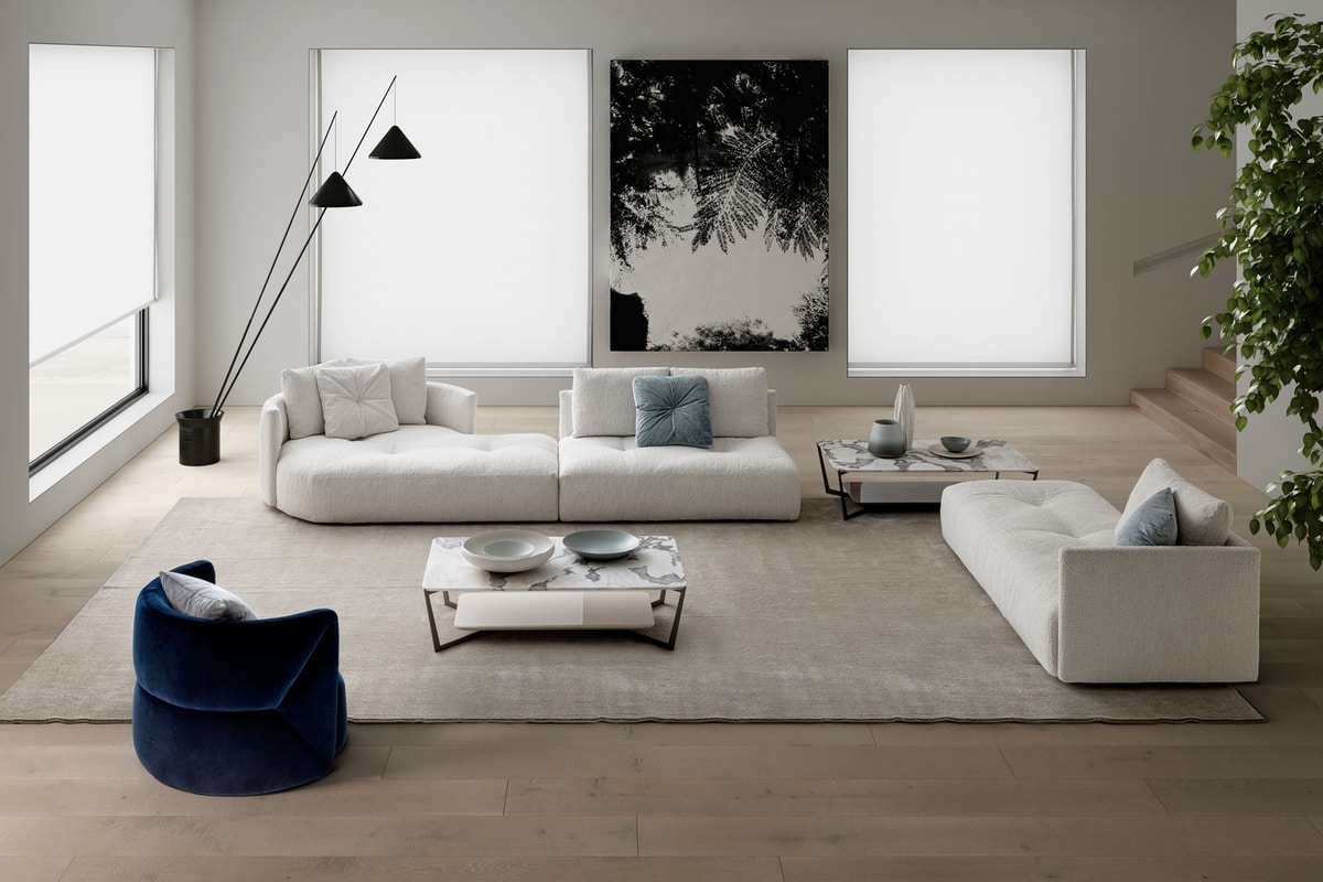 Diamante, Sofa ideal for unusual and refined living solutions