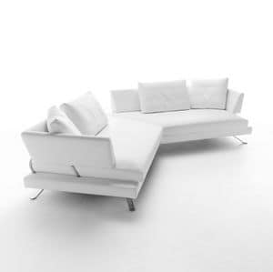 DY.KO corner, Corner design sofa, with removable cover
