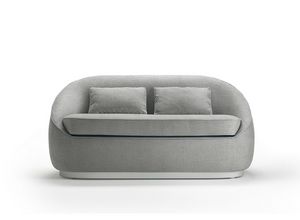 Emmanuelle, Contemporary sofa with rounded shapes