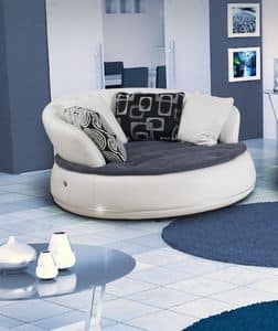 Espace, Sofa with a round shape, various sizes