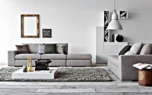 Family, Linear sofa bed for living room, modern sofa for home