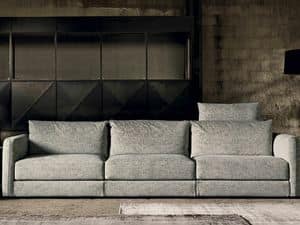 FORMULA 1, 4 seater sofa with removable fabric