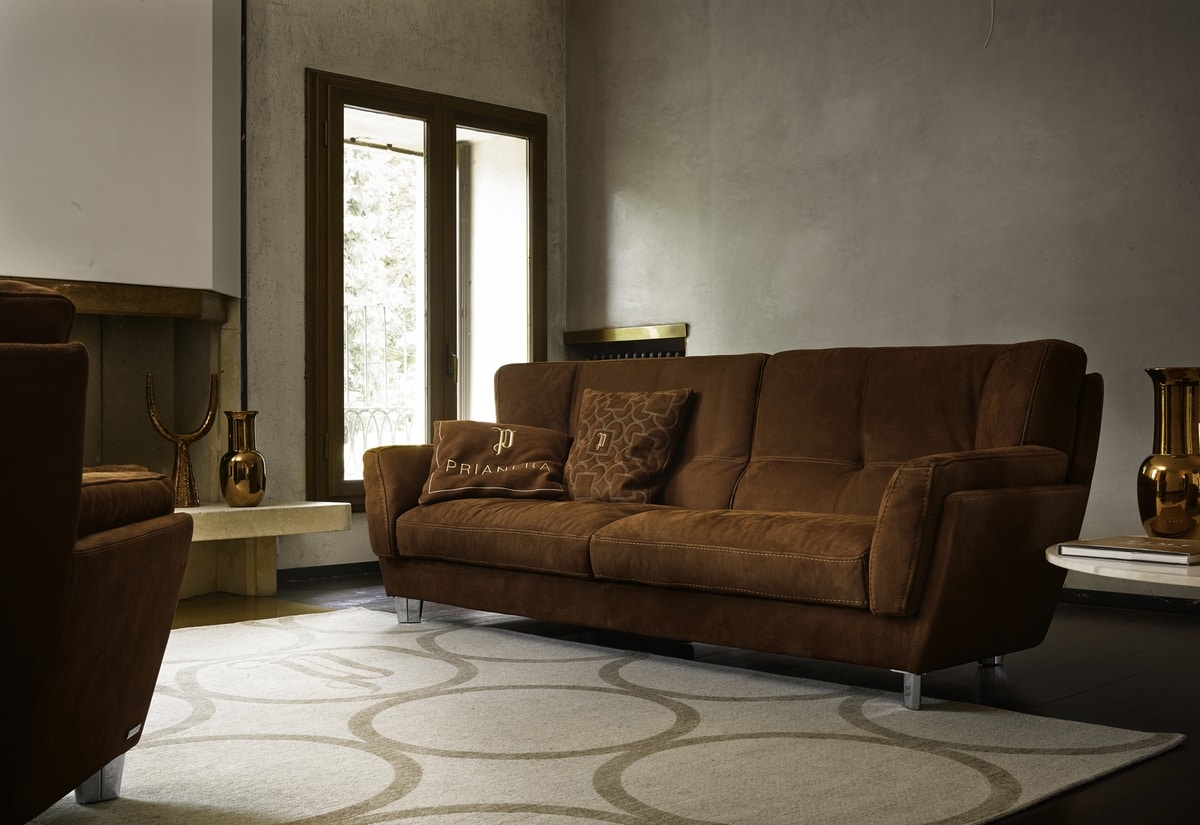 Glamour, Cozy sofa with high backrest