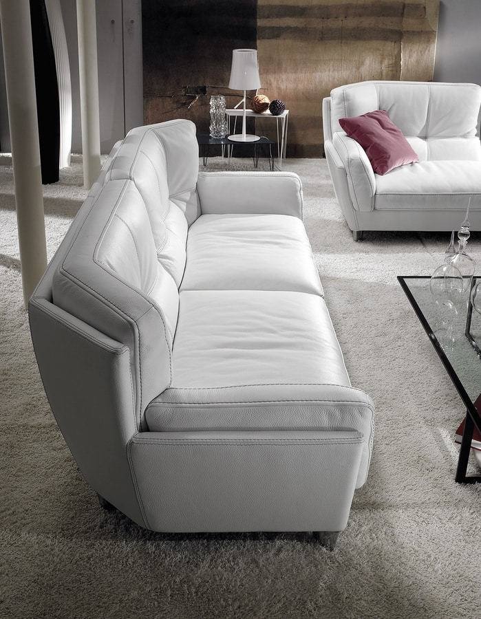 Glamour, Cozy sofa with high backrest