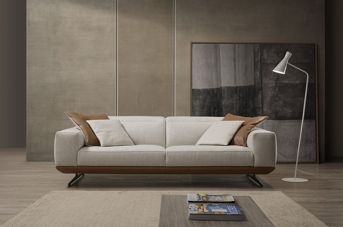 Gloria, Relaxing sofa with an industrial style