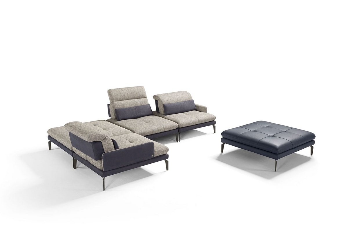 Jaclyn, Modular sofa, elegant and essential
