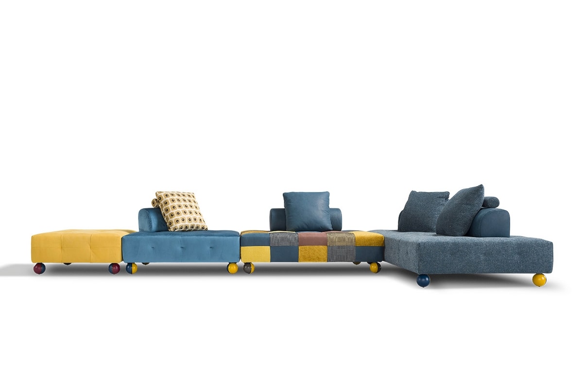 L’ego, Sofa with a modular, functional and versatile design