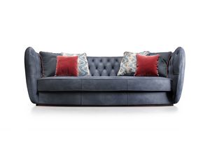 L�Eucalipto, Upholstered sofa with capitonn� backrest