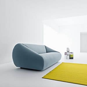 LECOCCOLE sofa, Design Sofa, years 60/70 style, soft and enveloping
