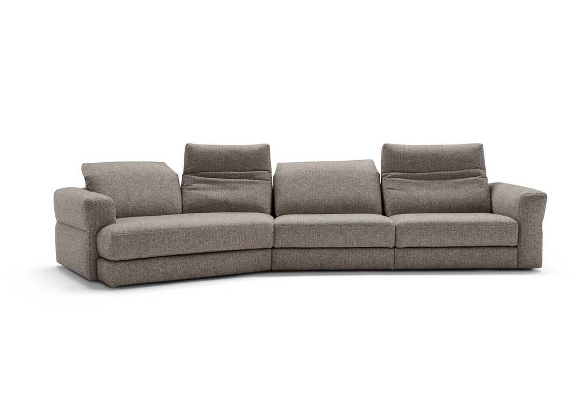 Mia, Modern sofa with removable cover