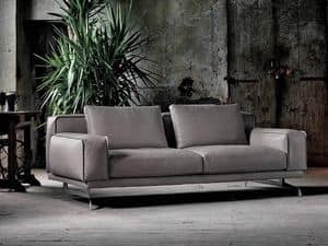 NANDO 1, 2 seater sofa, wide seats and armrests