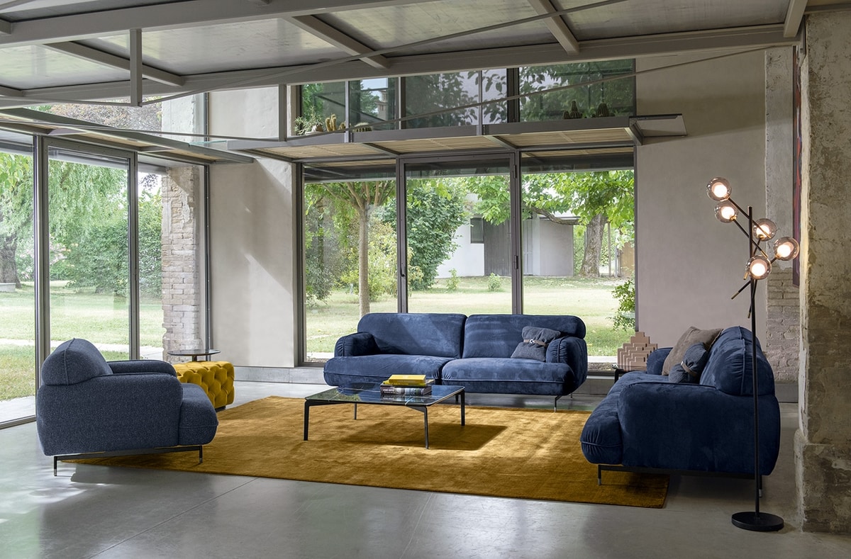 Noma, Sofa with a generous and welcoming aesthetic