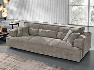 OPL, 4-seater sofa, nubuck leather