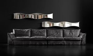 Pitagora, Sofa with extremely soft lines