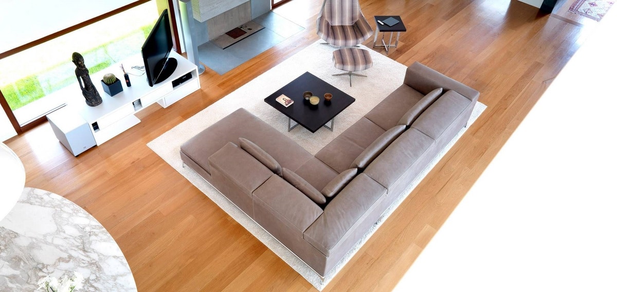Planet, Sofa with reclining back cushions