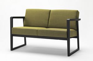 Pod sofa, Sofa with wooden structure