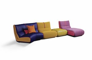 Pongo, Modular sofa with a playful and youthful look