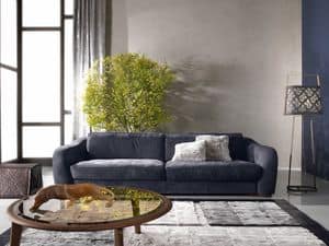 Simon, Modern sofa with customizable finish