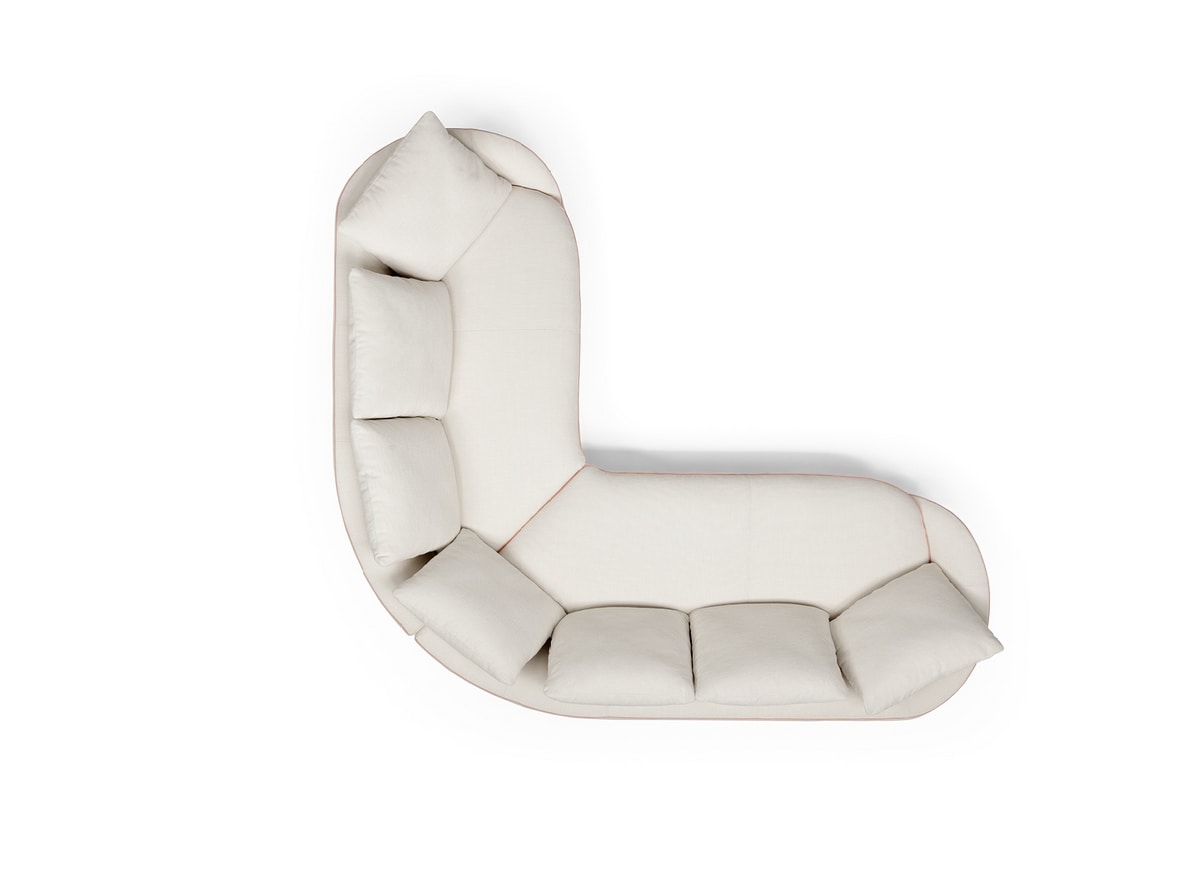 Sipario, Sofa with a curvilinear pattern