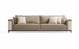 Starlight Art. ST770, Sofa upholstered in leather and nubuck