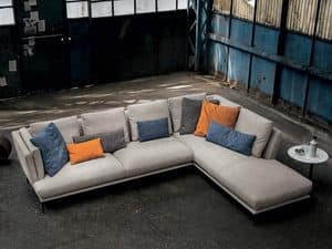 TORTONA 2, Corner modular sofa, removable fabric