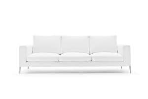 WIDE sofa, Sofa design, simple and comfortable, with metal base