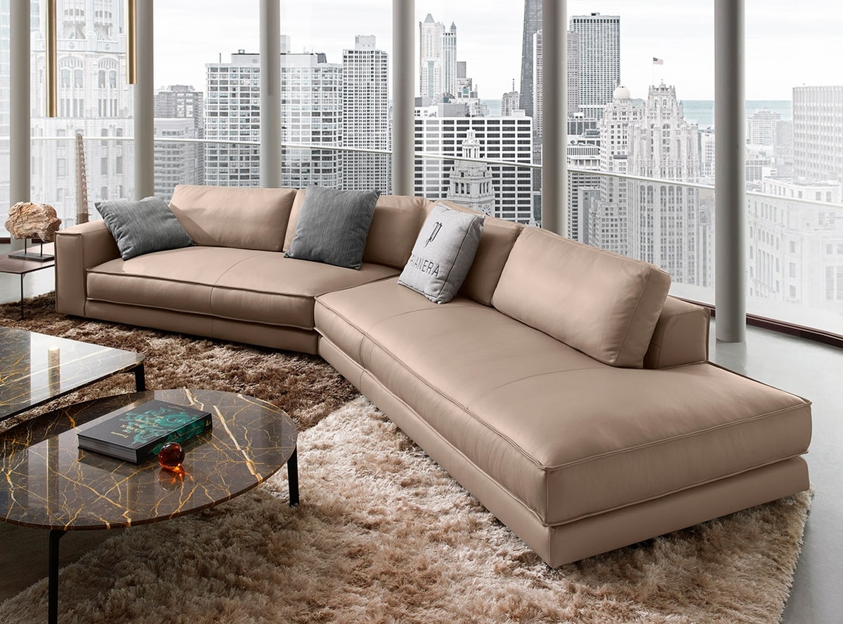 Yucatan, Modular sofa with a linear design