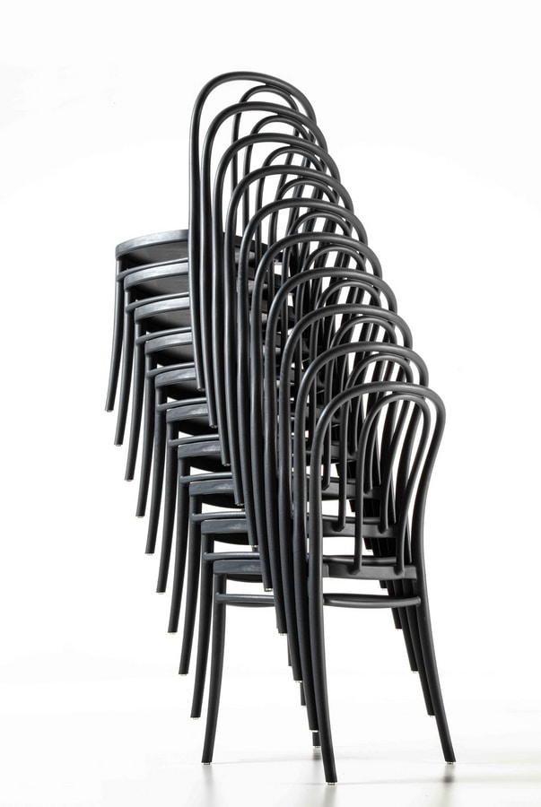 Art. 057 Vienna, Plastic chair, Viennese style