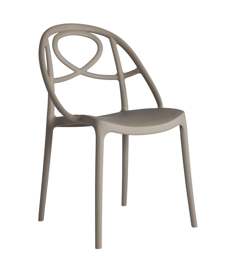 Etoile, Stackable chair in polypropylene