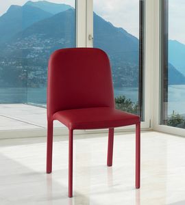 IGORINA COVERED, Stackable chair, fully upholstered